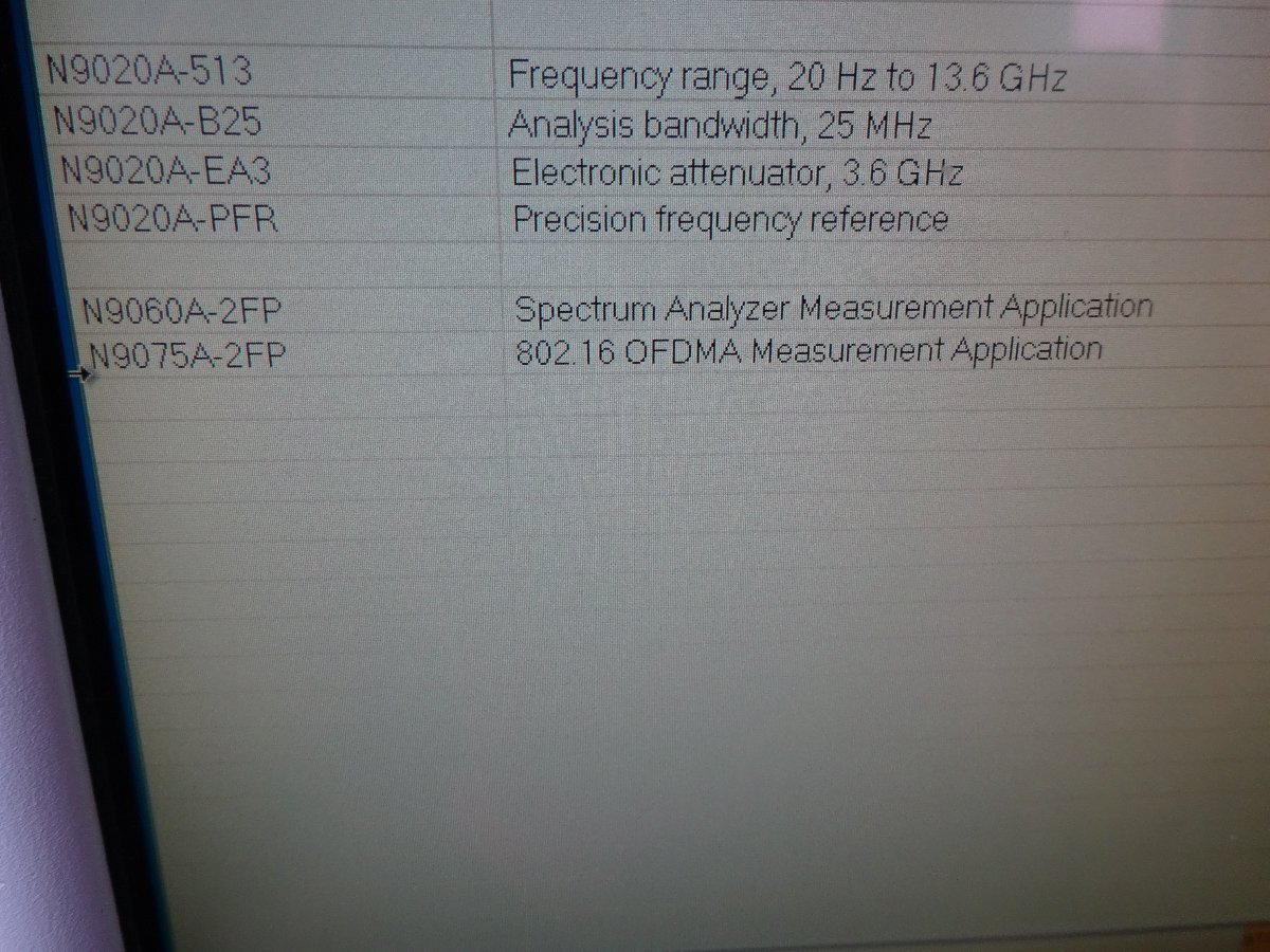 Agilent MXA сигнал дыра подъемник N9020A б/у 