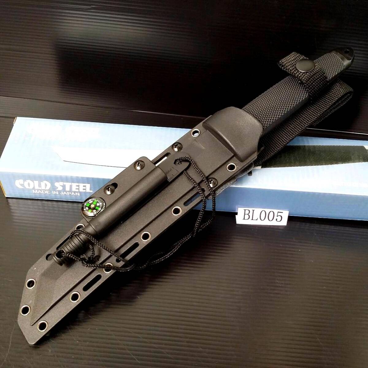 ◆COLD STEEL MAGNUM TANTO シースナイフ◆黒小型 BL/005◆【数量限定】_画像5