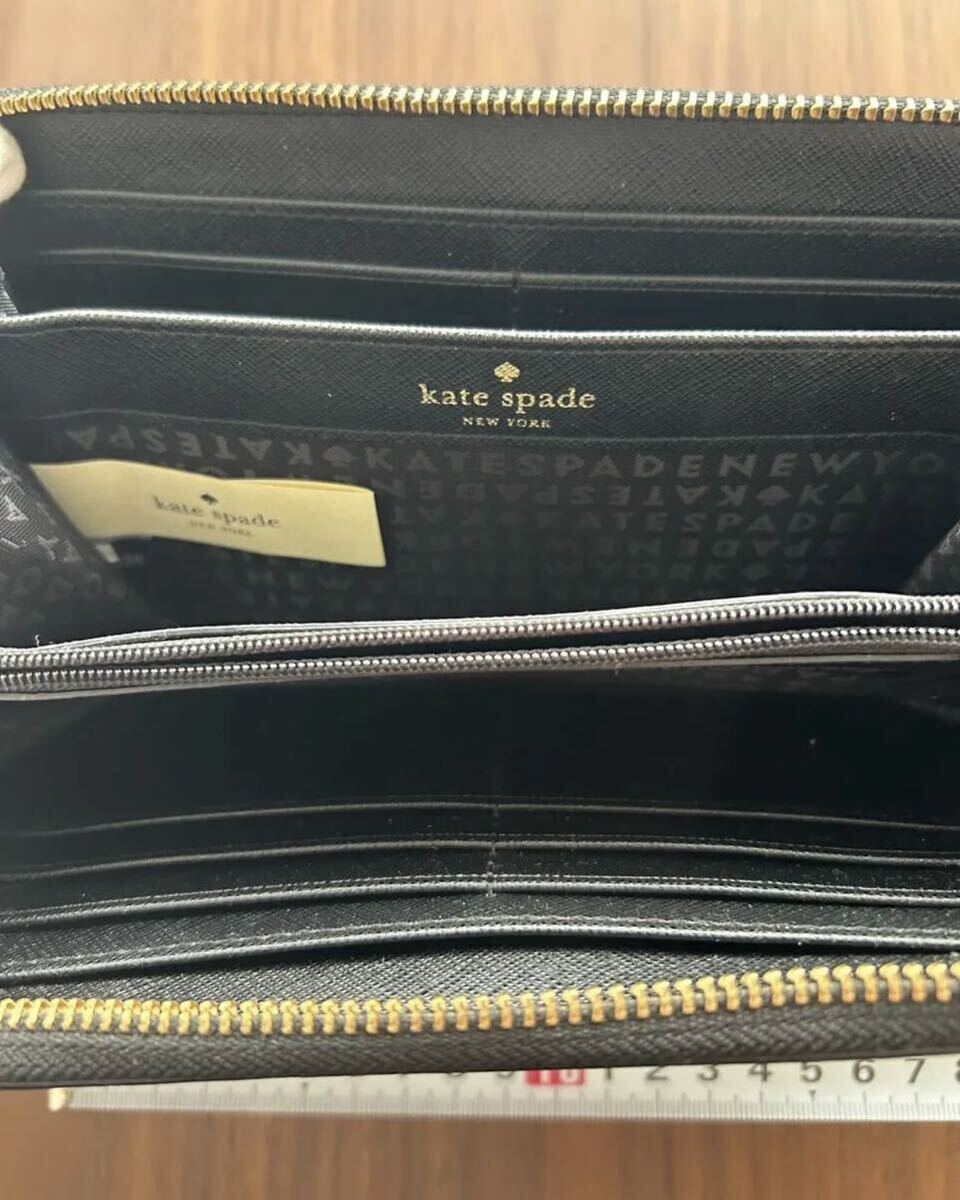 【中古】kate spade NEW YORK ケイトスペード ニューヨーク 長財布 ラウンドジップの画像5