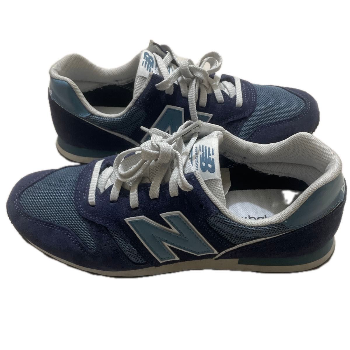 new balance ニューバランス ML373 メンズスニーカー 超軽量 411373 VA2 ネイビーブルー　サイズ27.5