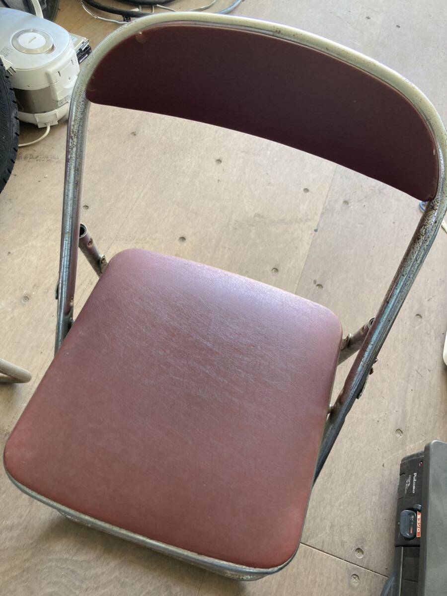 folding chair 5 set scratch, rust equipped 