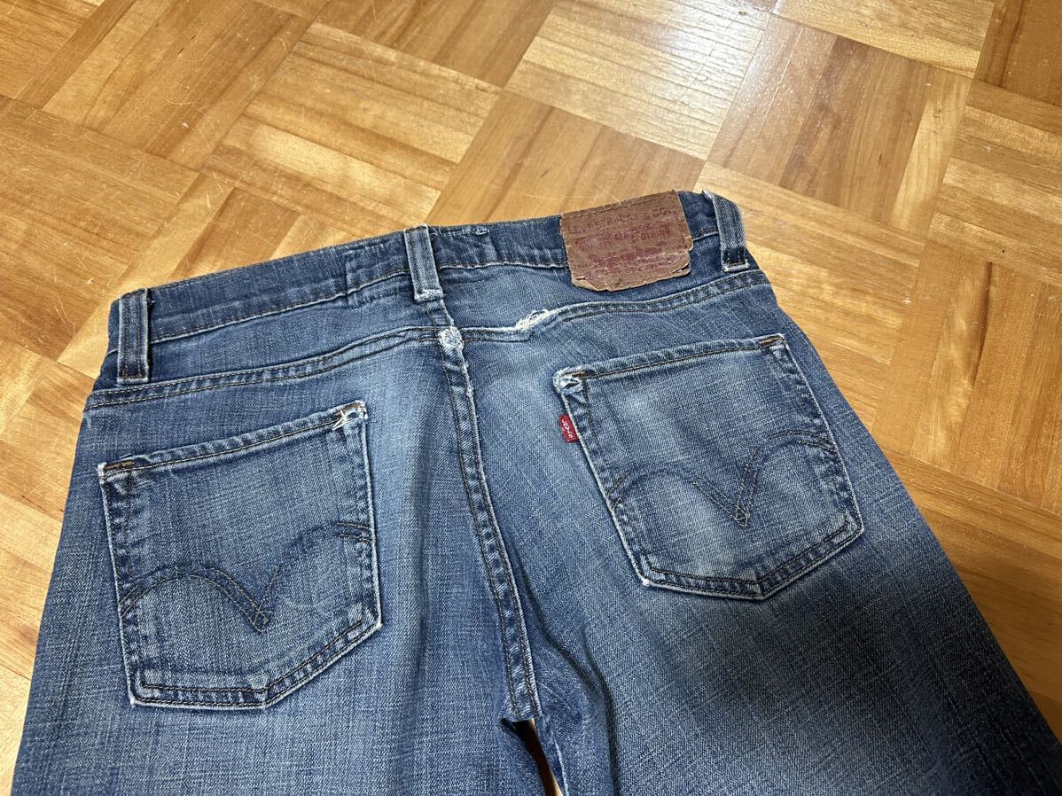 【送料520円】Levi's 511 スキニー　ブルーデニム　古着　メキシコ製　W29L30_画像8