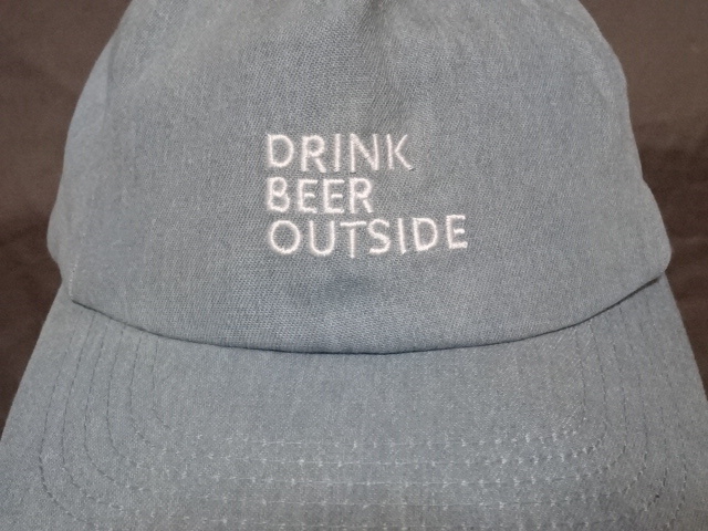 激レア USA購入 アメリカ企業モノ オレゴン州 地ビール会社【10BARREL BREWING CO.】【DRINK BEER OUTSIDE】ロゴ刺繍入りキャップ 中古良品_画像1