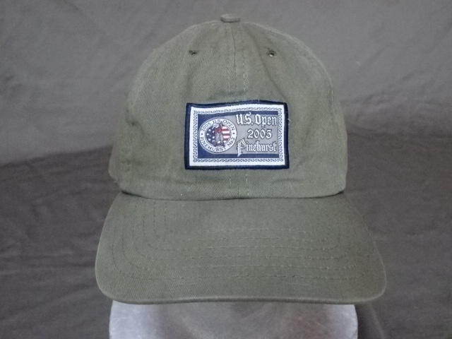 激レア USA購入 MADE IN USA【American Needle】全米オープンゴルフ選手権【U.S. OPEN 2005】【PINEHURTS NO.2】ロゴマーク付CAP 中古品_画像2