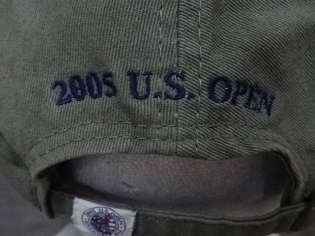 激レア USA購入 MADE IN USA【American Needle】全米オープンゴルフ選手権【U.S. OPEN 2005】【PINEHURTS NO.2】ロゴマーク付CAP 中古品_画像6