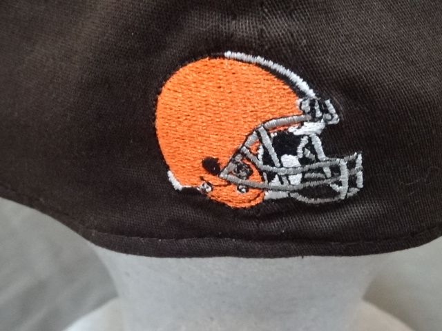 激レア USA購入【NEWERA】【39THIRTY】NFLアメフト クリーブランド ブラウンズ【Cleveland Browns】ロゴ刺繍入りキャップ 中古良品_画像7