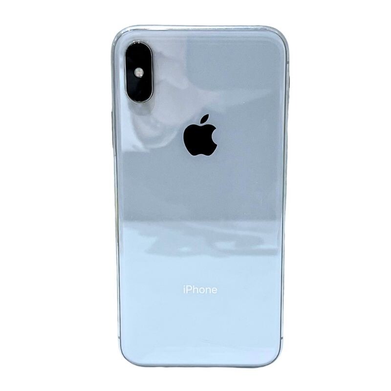 SIMフリー Apple iPhone X 64GB シルバー MQAY2J/A au 〇判定 バッテリー最大 85% スマホ 【中古】 22404K554_画像2