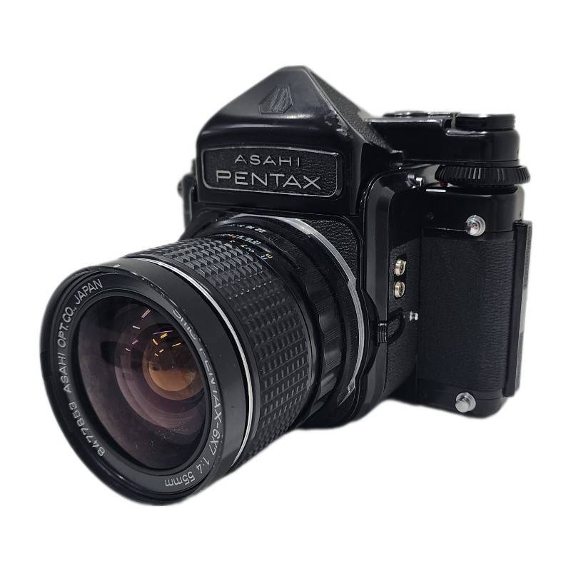PENTAX ペンタックス 6x7 フィルムカメラ 中判カメラ SMC PENTAx 6x7 1:4 55mm レンズ 【ジャンク品】 22405K348_画像1