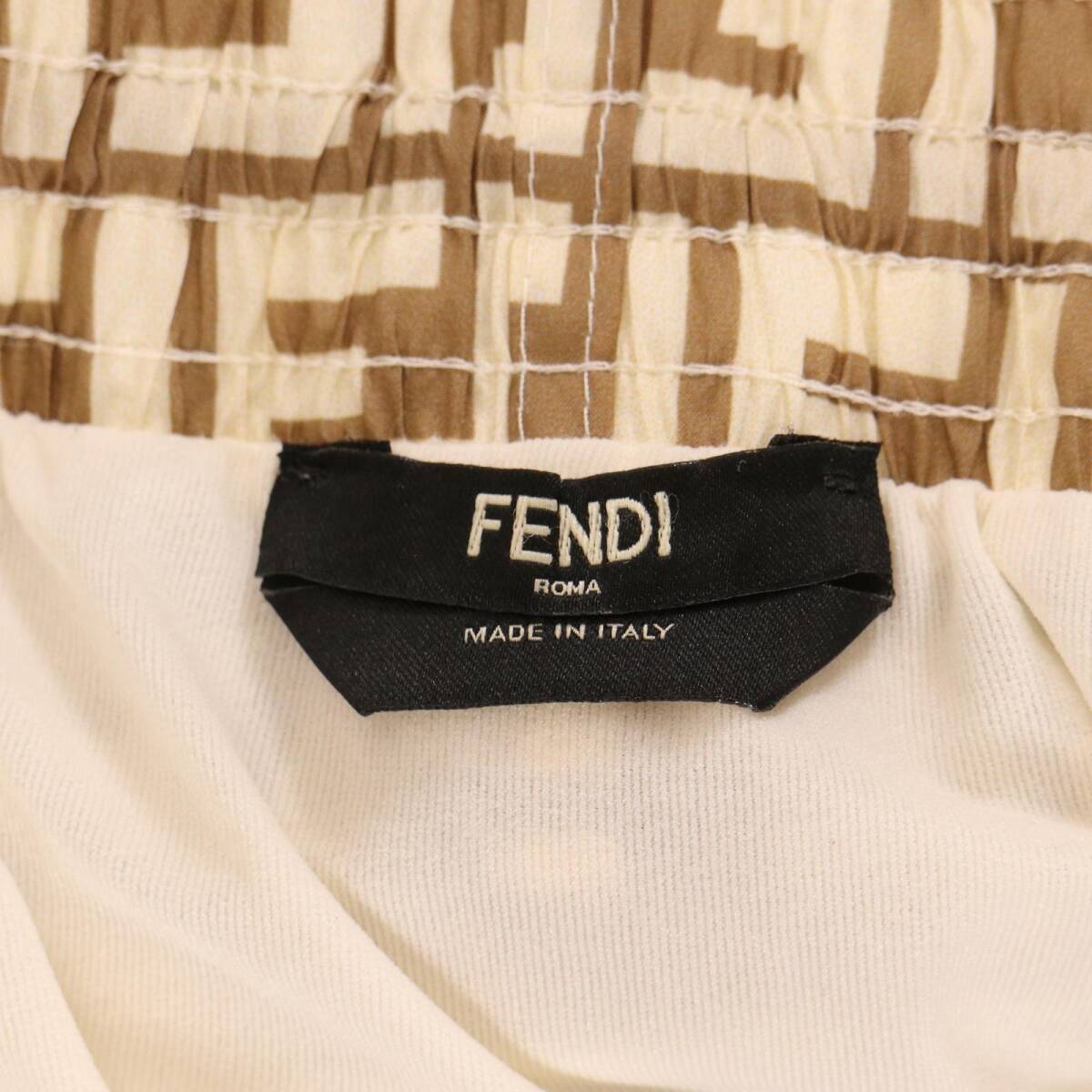 FENDI フェンディ FXB077 ズッカ柄 Swim shorts スイムショーツ ハーフパンツ / サイズ 54 _画像7