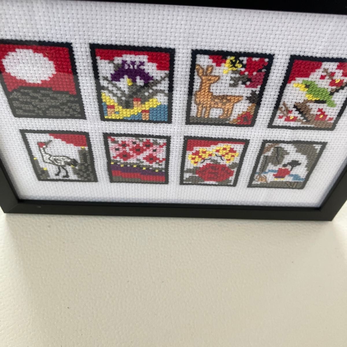 クロスステッチ刺繍完成品 花札模様|Yahoo!フリマ(旧PayPay クロスステッチ刺繍完成品 花札模様|Yahoo!フリマ(旧PayPay