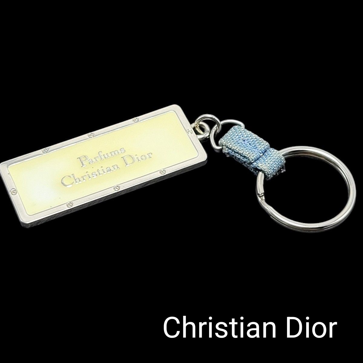 Christian Dior プレート キーホルダー Miss Dior