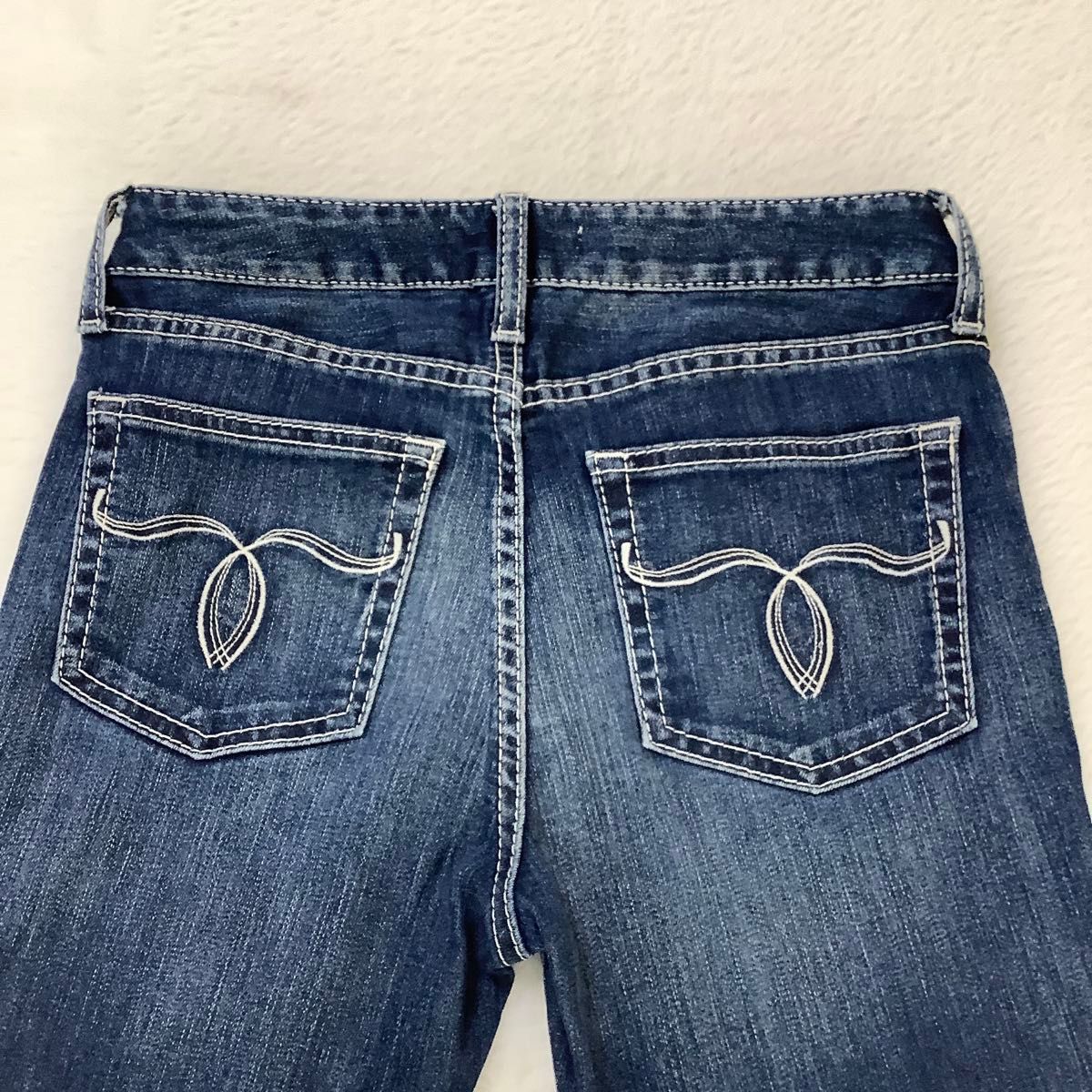 【超美品】MOUSSY WAIST FIT STRECH SKINNY 25 デニムパンツ ジーパン ジーンズ 渋谷109