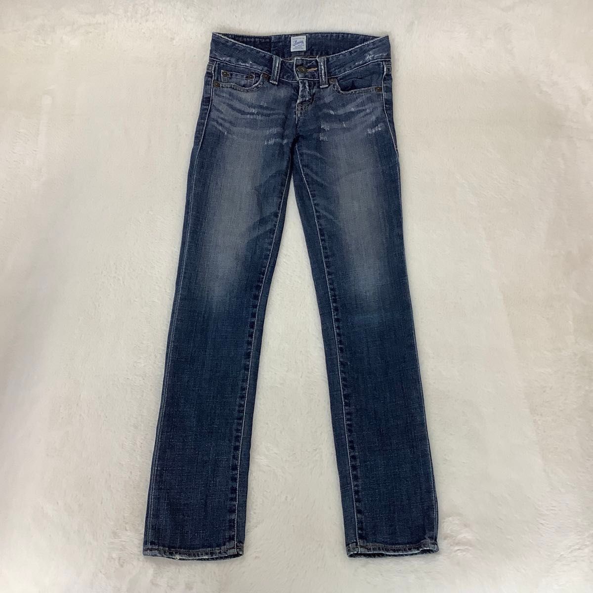 大人気】 MOUSSY デニム 24 ローライズ お尻ステッチ ジーンズ 大人気】 MOUSSY デニム 24 ローライズ お尻ステッチ ジーンズ
