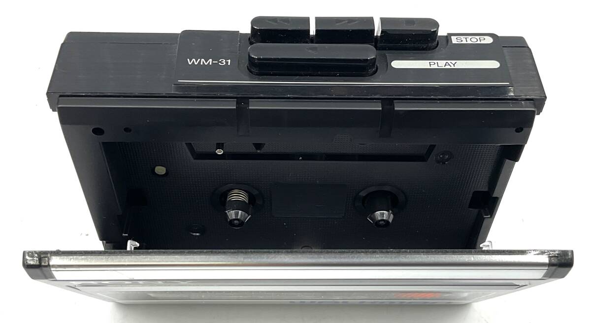  Sony стерео Walkman кассетная магнитола звуковая аппаратура портативный плеер SONY WM-31 с коробкой текущее состояние товар 