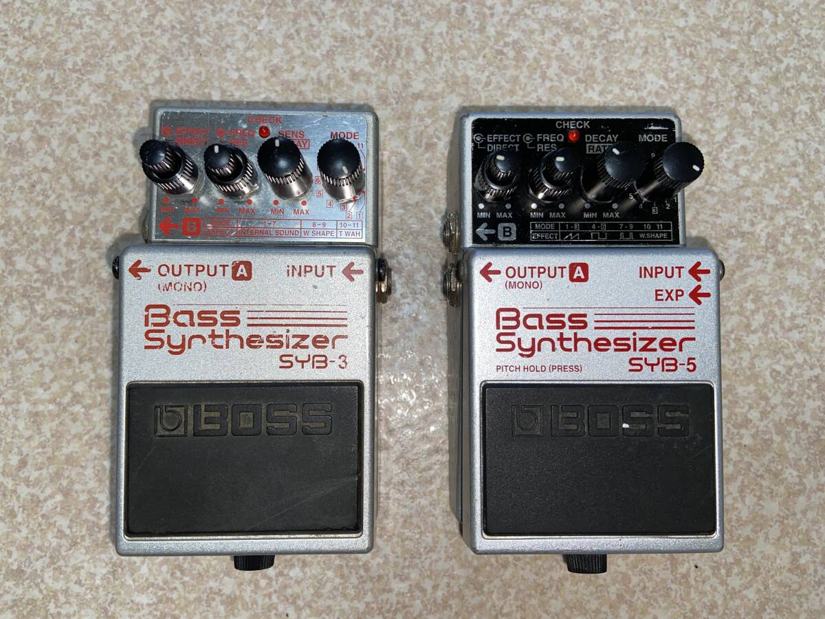 BOSS 「SYB-3」「SYB-5」 2台セット ベースシンセサイザー 即決送料込_画像1