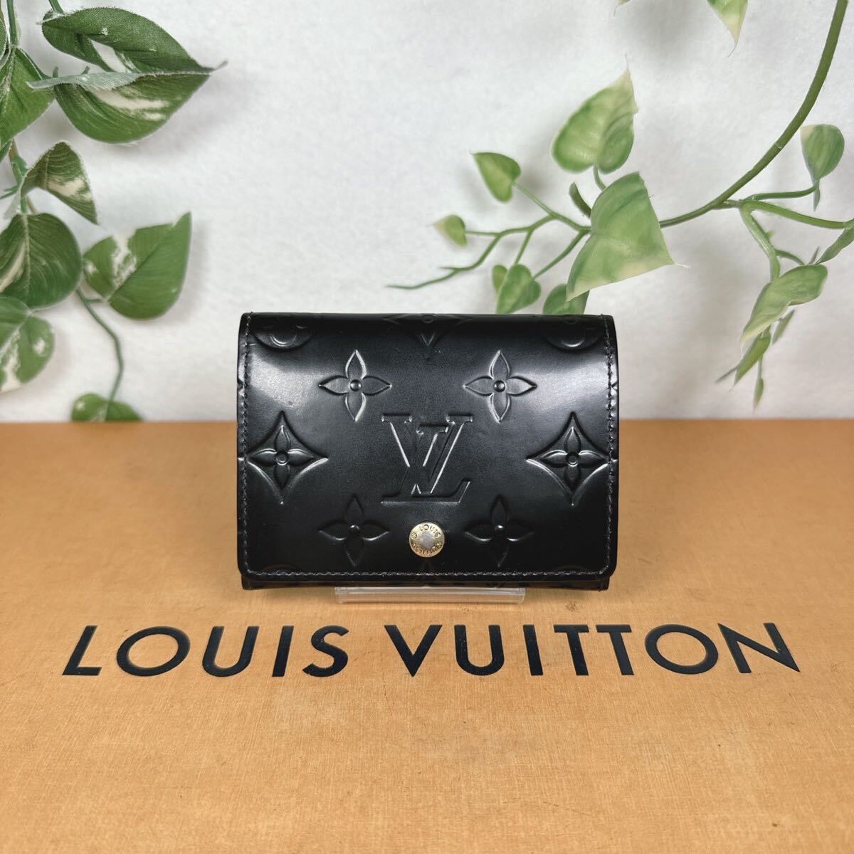 1円 LOUIS VUITTON ルイヴィトン ヴェルニ アンヴェロップ カードケース 名刺入れ シリアル CA3172_画像1