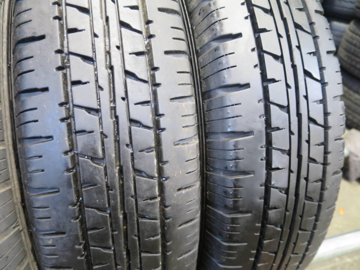 22年製 155/80R14 88/86N LT ◆ダンロップ ENASAVE VAN01◆ 4本 J1198 夏タイヤ_画像3