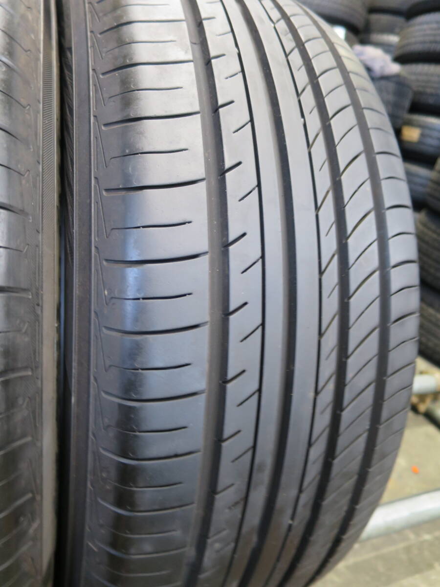 21年製バリ山 225/55R18 98V ◆ヨコハマ ADVAN dB V552◆ 2本 J1203 夏タイヤ_画像3