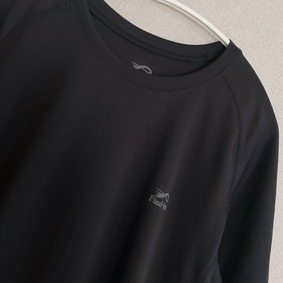 M ワークマン　サイドポケット付きTシャツ　半袖Tシャツ　ジムウェア　 ブラック　黒　ランニングウェア　サイクルウェア