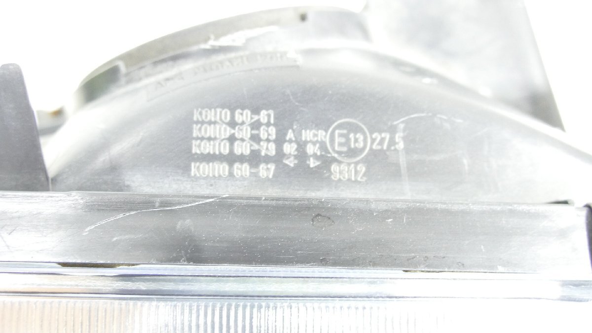 R7437IS トヨタ ランドクルーザー 100系 UZJ100W 純正 右 ヘッドライト KOITO 60-67 ガラスレンズ ハロゲン_画像4