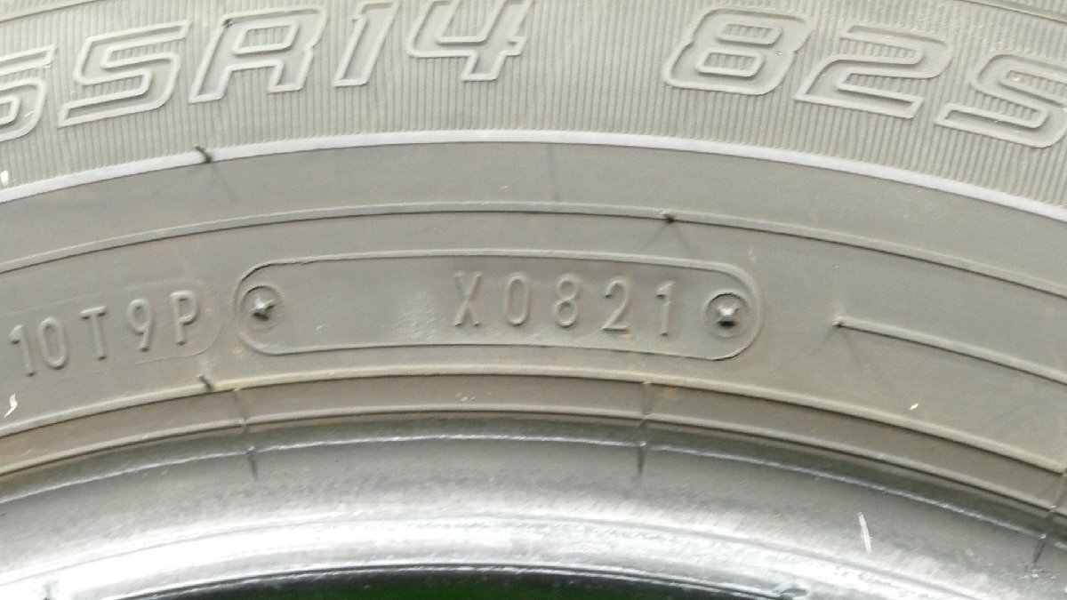 R7679IS ダンロップ EC202 175/65R14 82S 14インチ サマータイヤ 21年製 4本_画像9