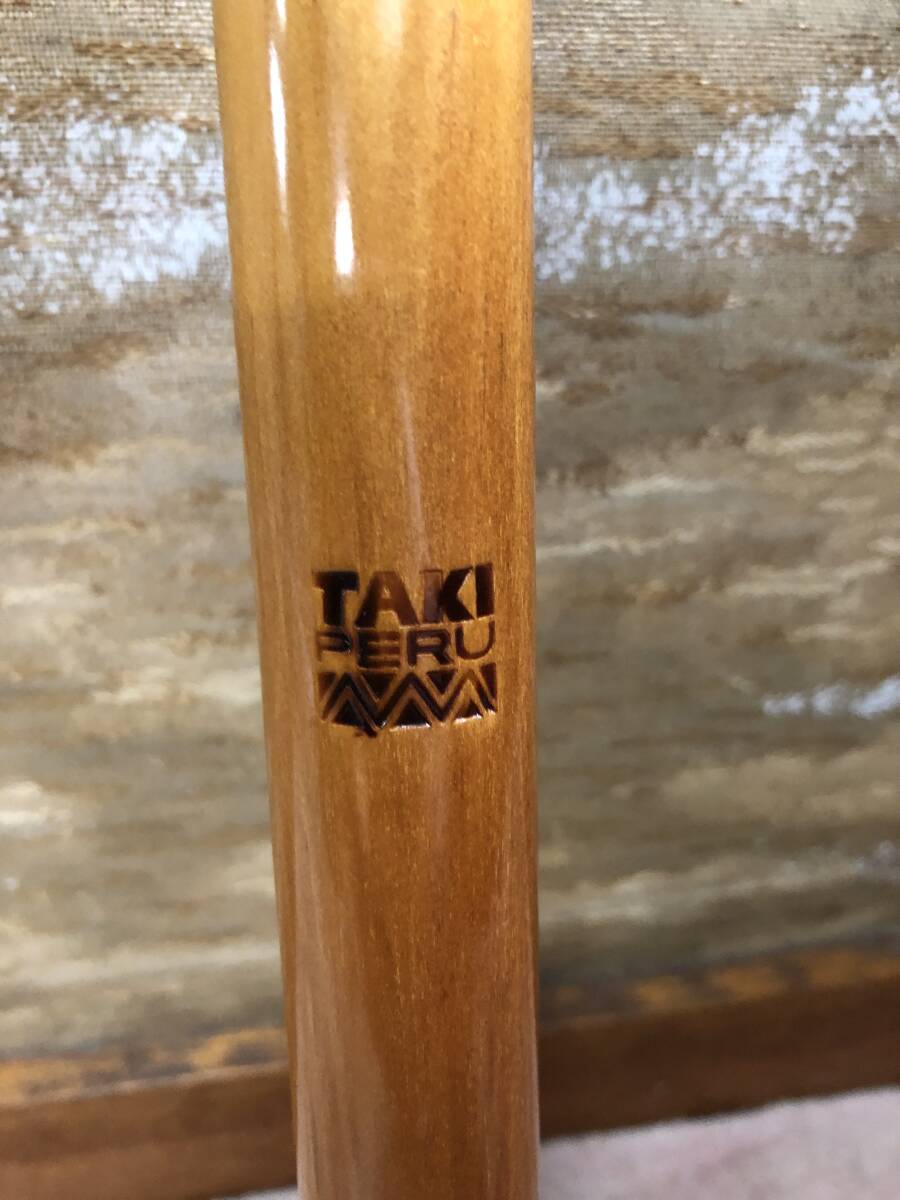 【1円スタート】TAKI PERU TAKI(タキ) ケーナ 木管楽器 民族楽器【現状品】の画像2