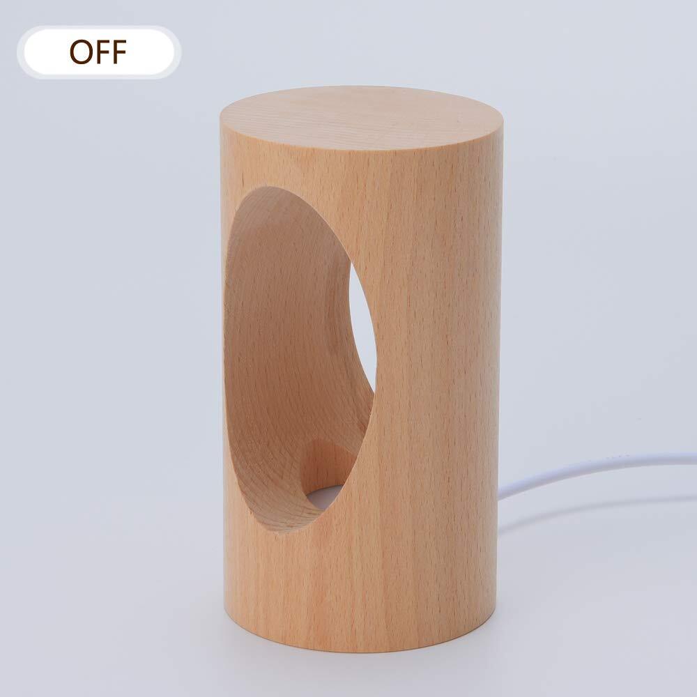 おすすめ ☆木製 テーブルランプ 照明 耐久性抜群 コンパクトデザイン