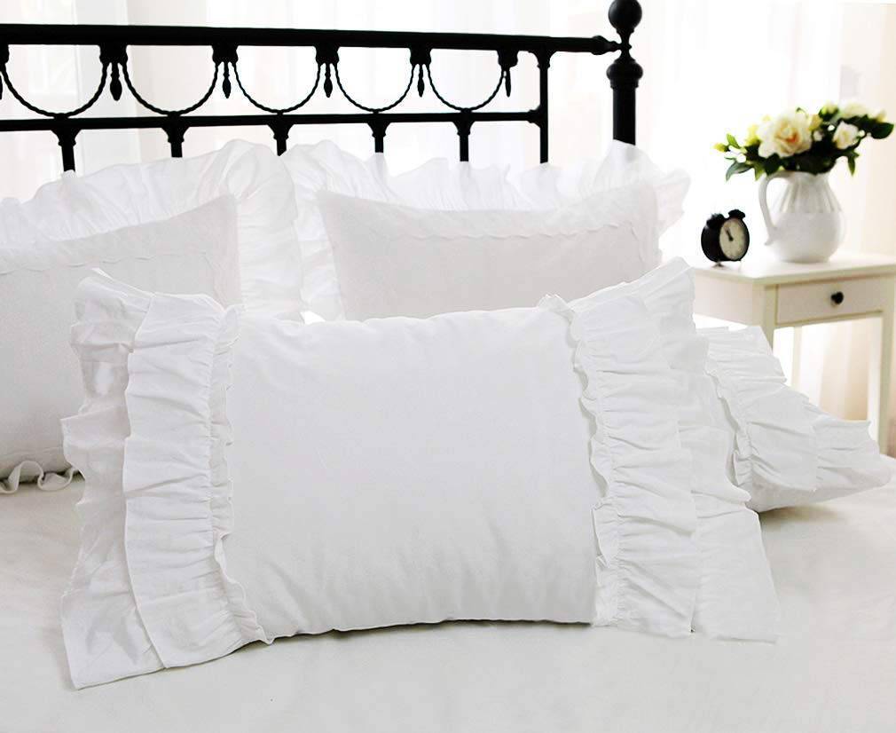 可愛いデザインの シングルサイズ 掛け布団カバー 枕カバーセット 綿100％ ホワイト_画像3