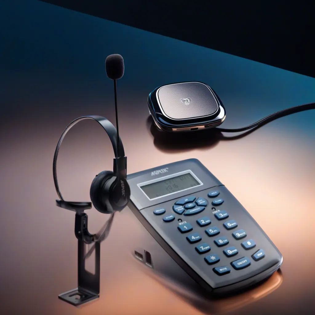  compact telephone call center for telephone machine dial set noise cancel recording function 