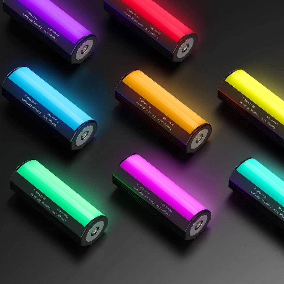 マグネット搭載 LEDビデオライト 2000mAh USB-C充電式_画像8