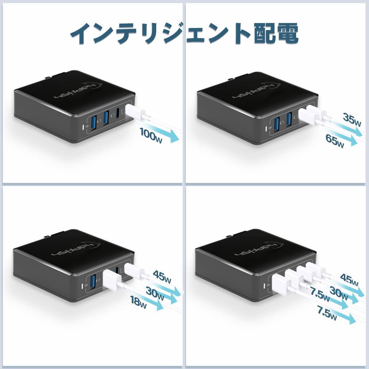 超小型 急速充電器 幅広い互換性 Type-Cケーブル付属_画像7