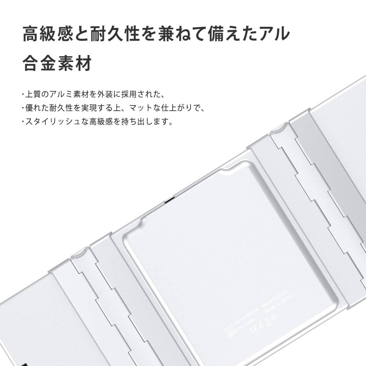 　ペン収納 耐衝撃 iPad miniケース スタンド付き 肩掛け_画像5