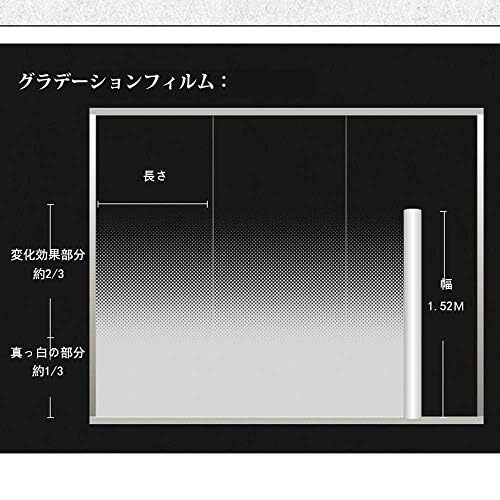 ☆ガラスフィルム 窓シール 幅152cm×100 高品質 安全設計 操作簡単 3