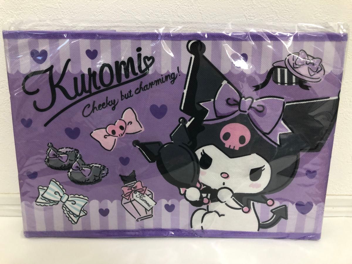 クロミ　 KUROMI BAG サンリオ　ハッピーバッグラッキーバッグ　福袋　収納ボックス　ストレージボックス　レア　未使用　希少