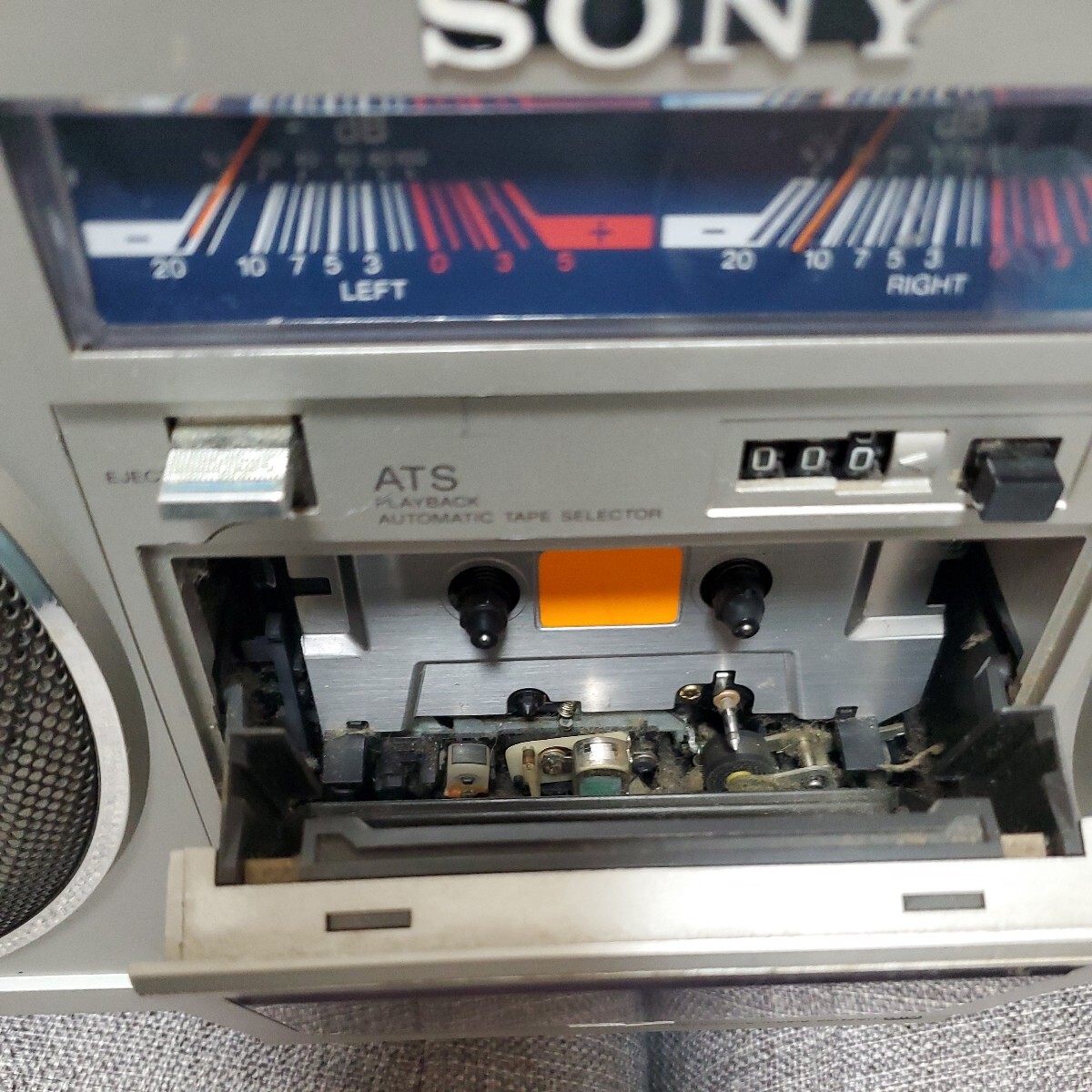 SONY ソニー ラジカセ レトロ ラジオ再生可能 カセット再生不可 現状品_画像6