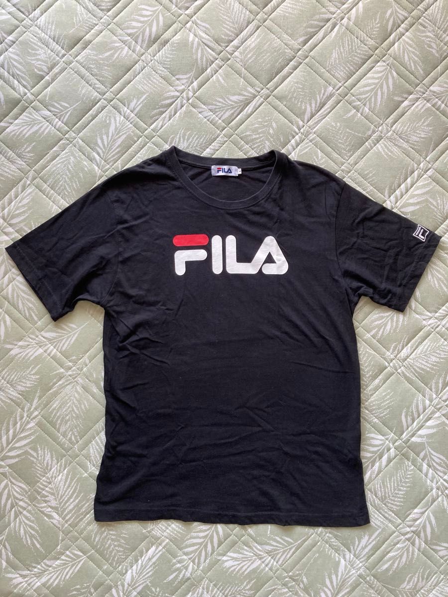 FILA 半袖Tシャツ ブラック　L