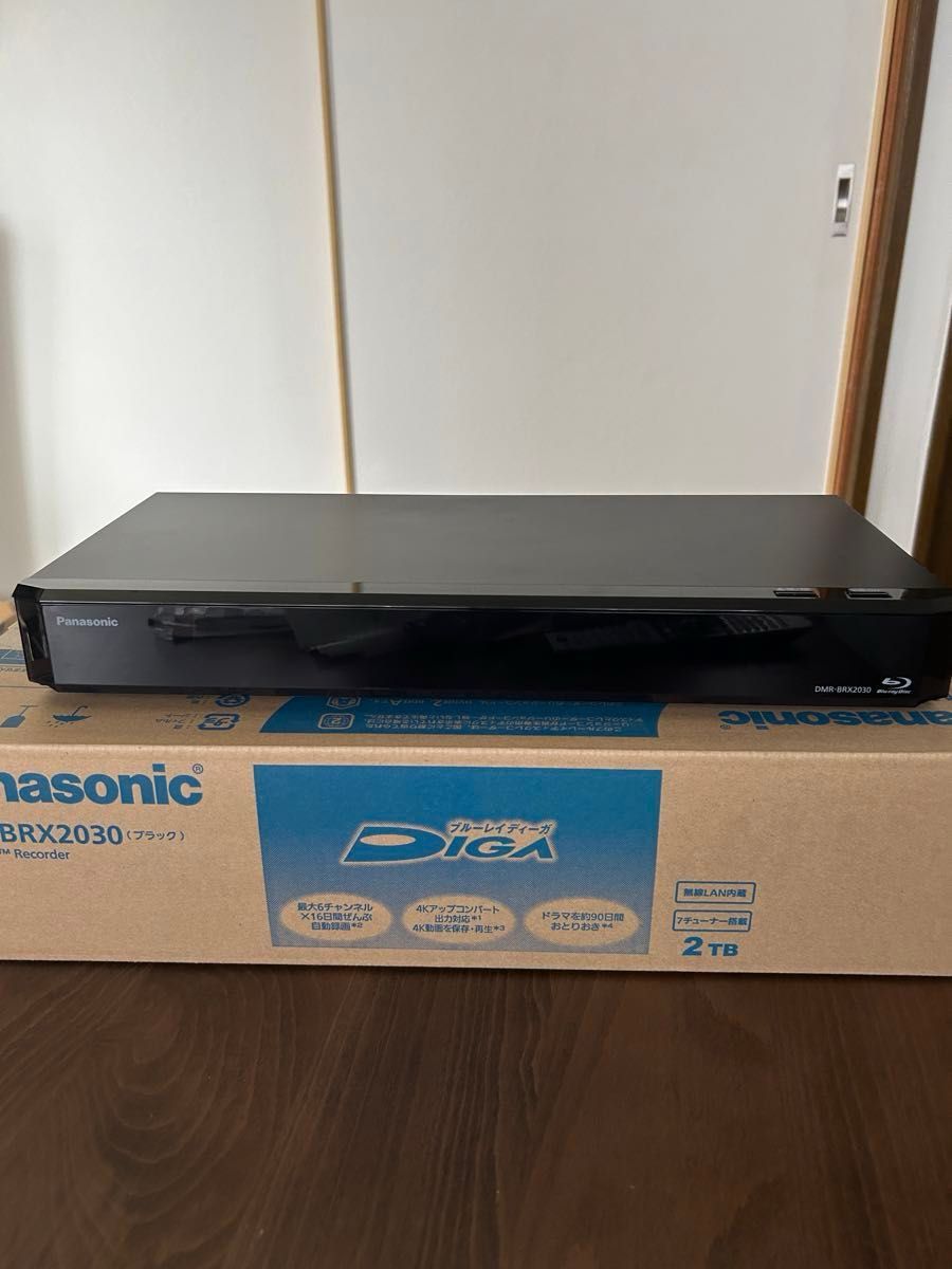 美品】 Panasonic 全自動録画 ブルーレイDIGA DMR-BRX2030 2TB 美品】 Panasonic 全自動録画 ブルーレイDIGA DMR-BRX2030 2TB
