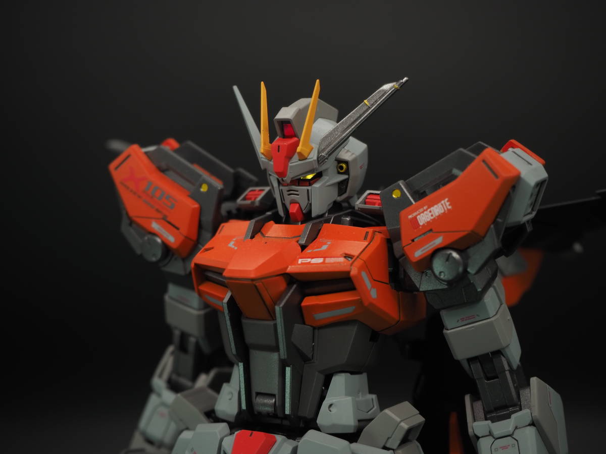 1/100 MＧ エールストライクVer.RM 改造塗装済 完成品 ガンプラ_画像3