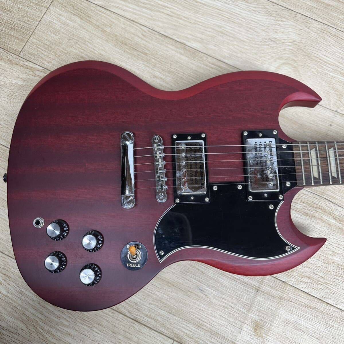 Epiphone SG エピフォン エレキギター 現状品【管2913Y】_画像2