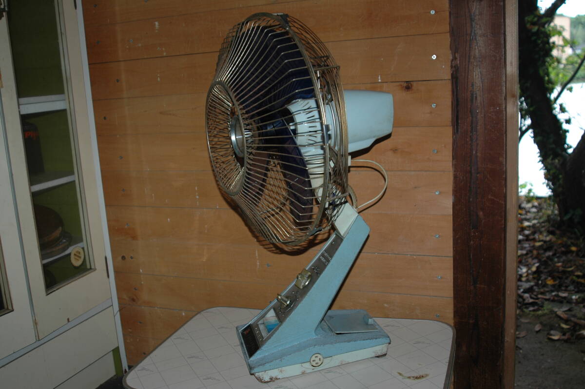  Showa Retro electric fan National panama cool National PANACOOL F-35FR 35cm used/ Junk 