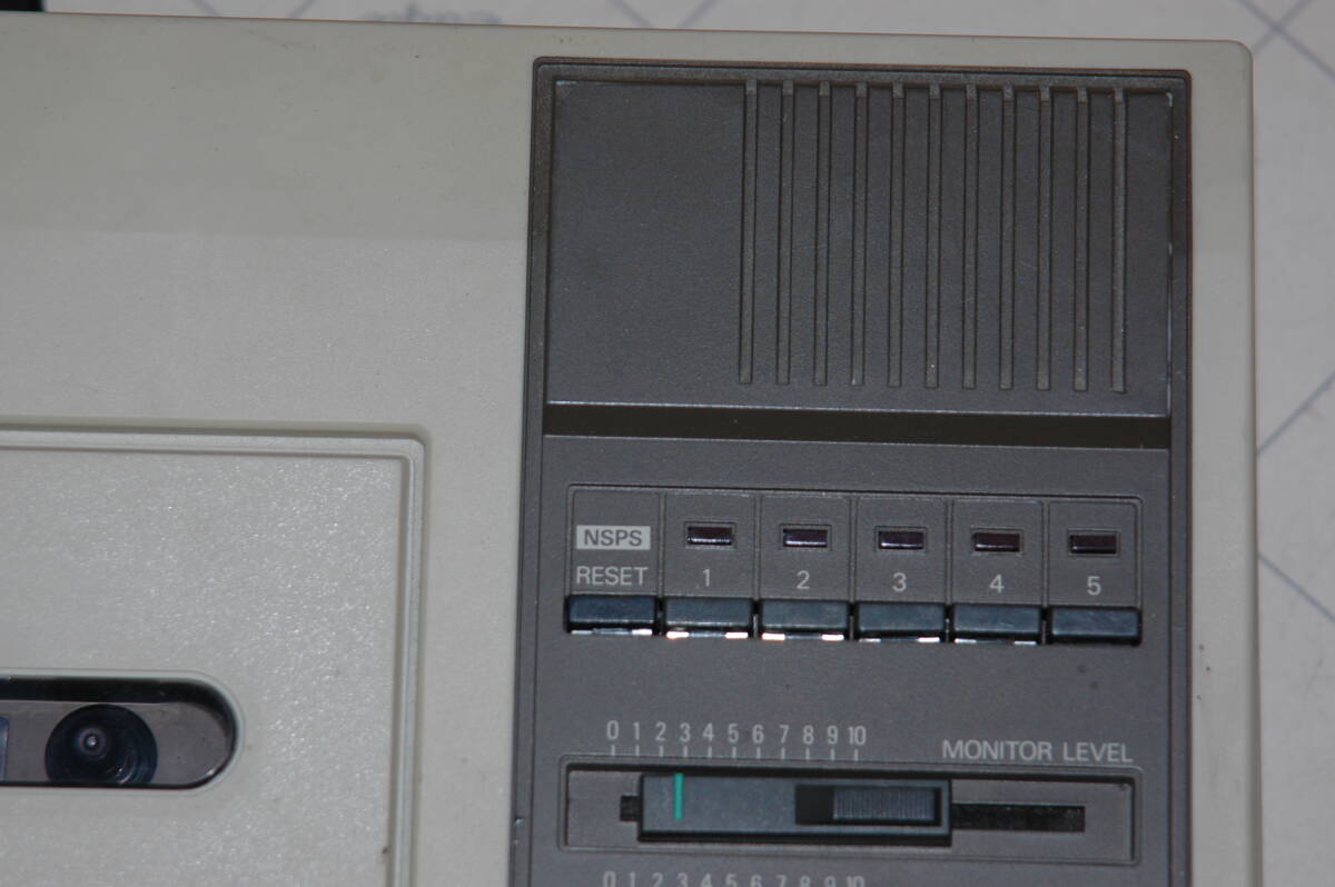  Япония электрический данные магнитофон NEC [DATA RECORDER PC-6082] used/ Junk электризация только осмотр ) Showa Retro Vintage 