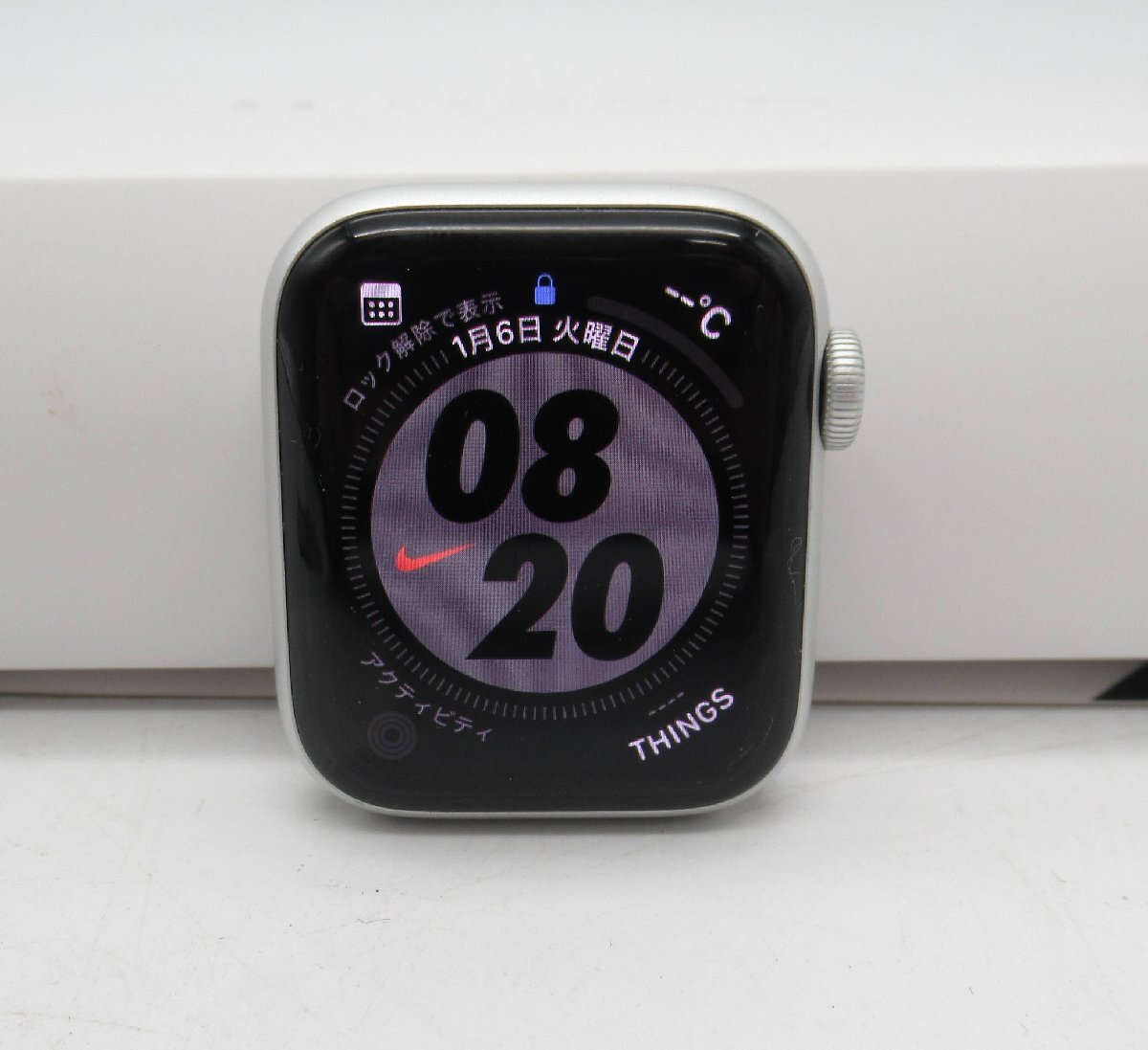 Apple Watch Nike A2351 GPSモデル 40mm シルバー★ジャンク★N0502128_画像3