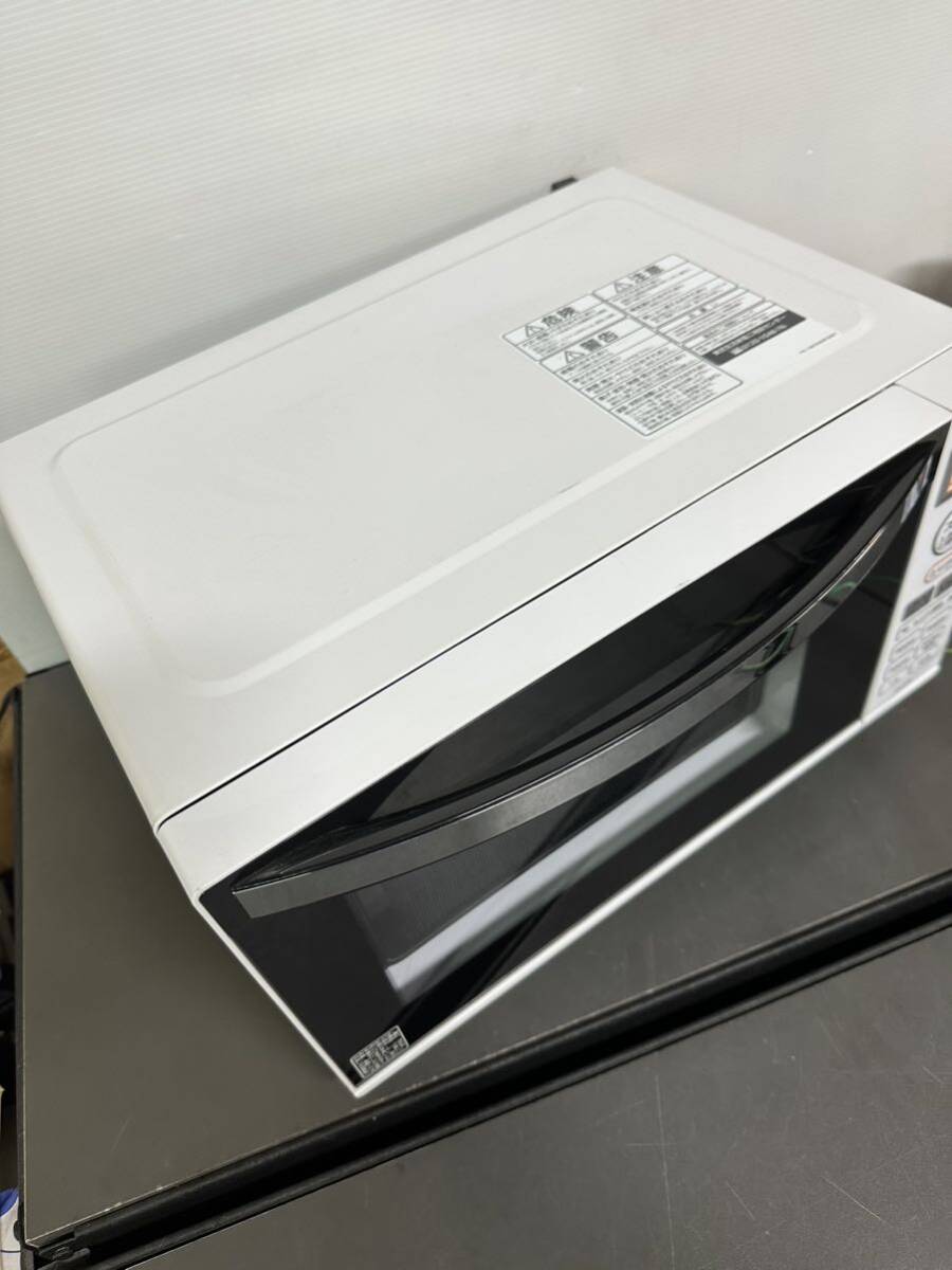 美品！TOSHIBA 東芝 電子レンジ ER-SS17A W ホワイト フラットタイプ 動作確認済み 2019年製 50Hz 60Hz 共用の画像5