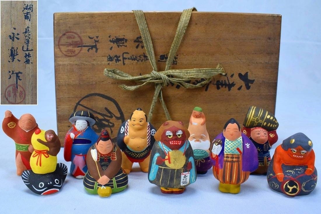 □即決□ 江戸時代 衣裳人形 侍二人踊り姿 鶏 時代人形 衣装人形 □即決□ 江戸時代 衣裳人形 侍二人踊り姿 鶏 時代人形 衣装人形