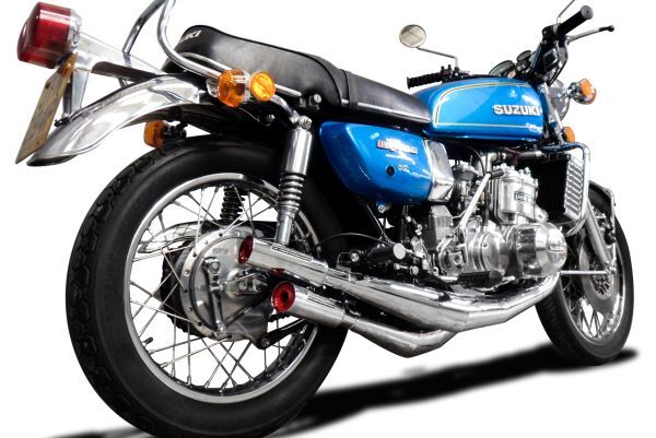 DELKEVIC フルエキゾーストエクスパンション・チャンバー サイレンサーとパイプ：ダブルスキンクロームメッキ GT750 ABL&M PR2809_画像5