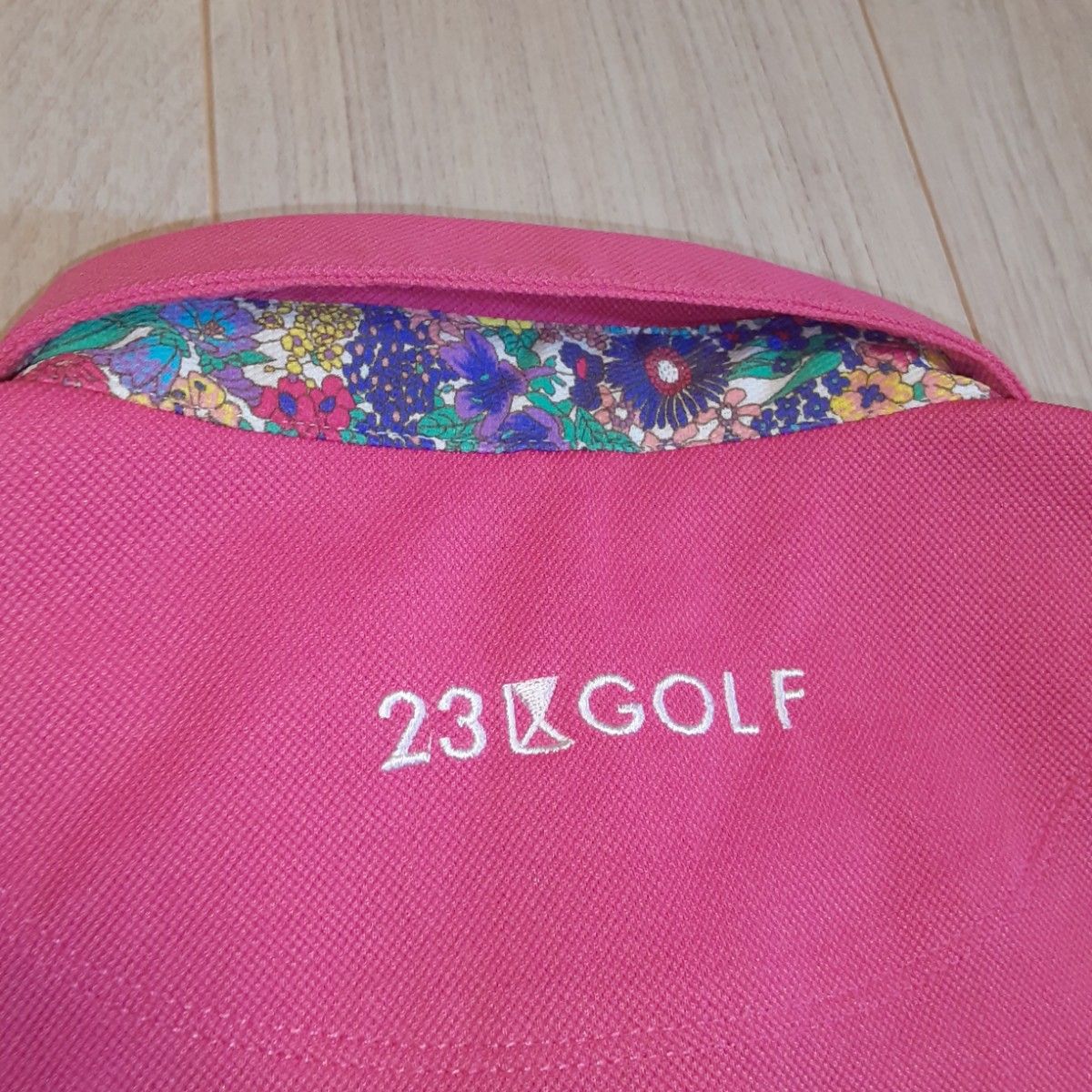 23区 GOLF レディース　ポロシャツ　ピンク　size2(L)