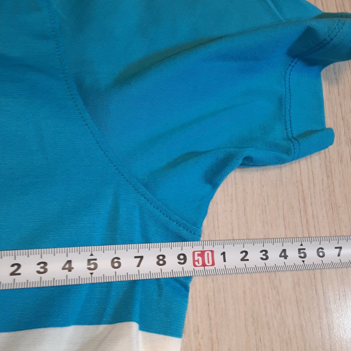 BURBERRY GOLF メンズポロシャツ　ブルー/ホワイト　サイズ2(M)