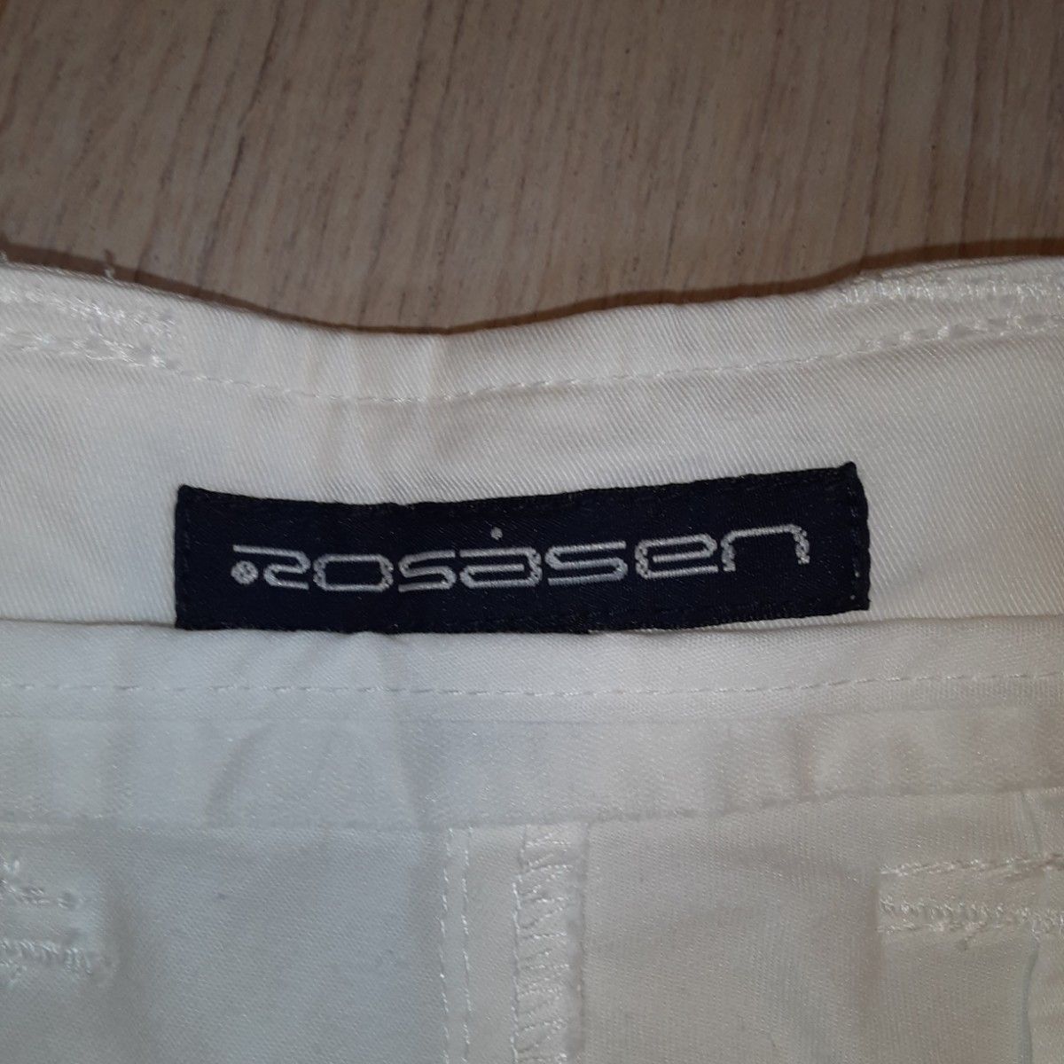 Rosasen メンズ　ゴルフパンツ　ホワイト　size82