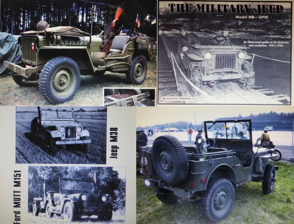 Willys jeep MB M38 CJ-2A CJ-3B 整備書 部品書 GPW ミリタリージープ PDF 資料DVD _ミリタリー愛好会の刊行書も収録されてます