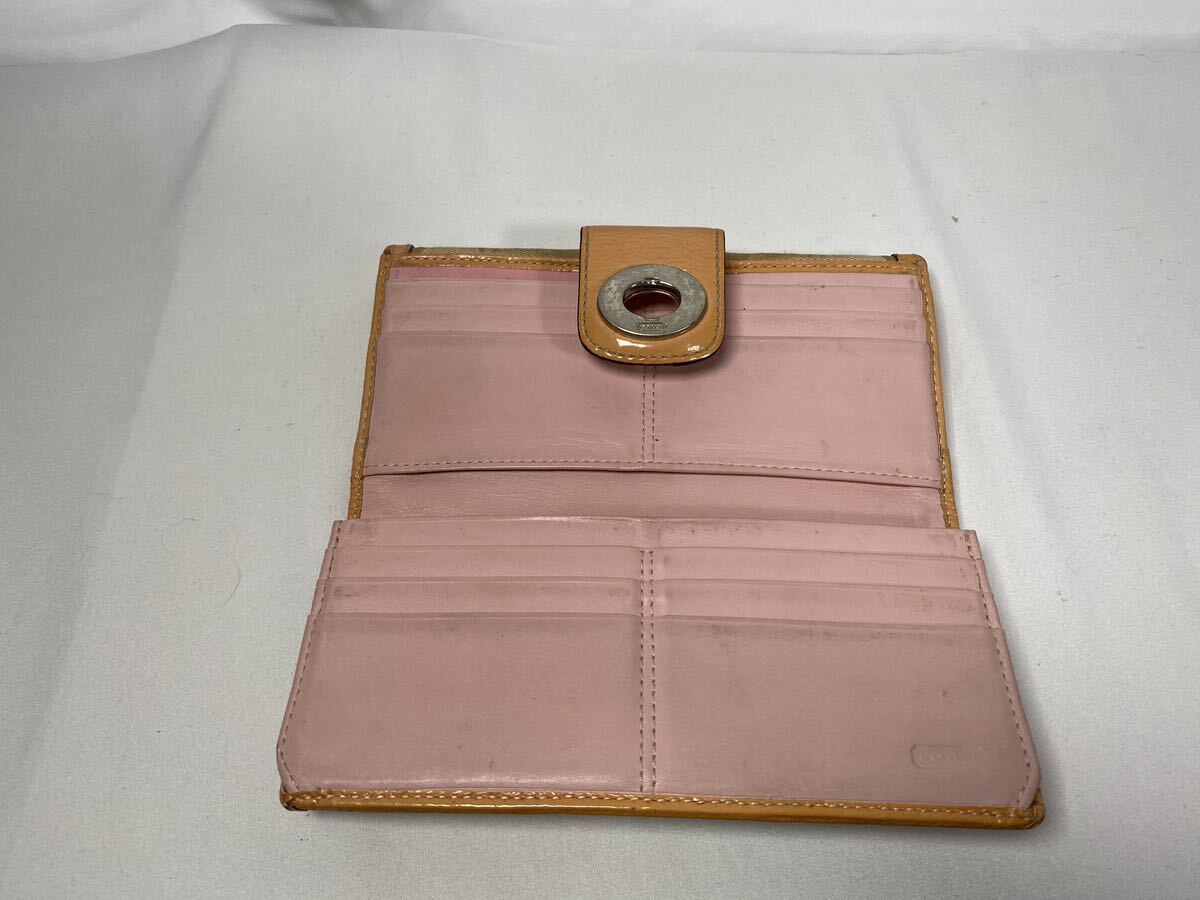 COACH shoulder bag long wallet pouch 3 point set 